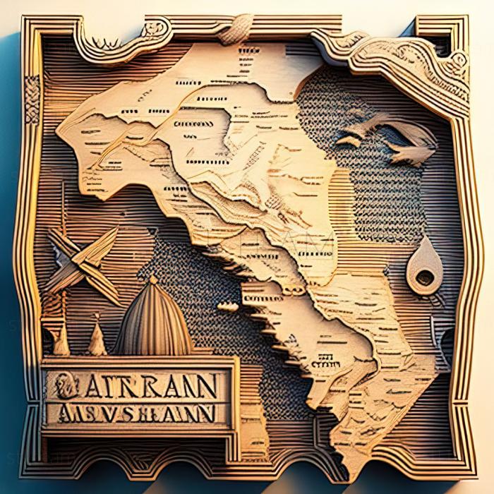 St Assassins Creed Revelations Mediterranean Traveler Map Pac